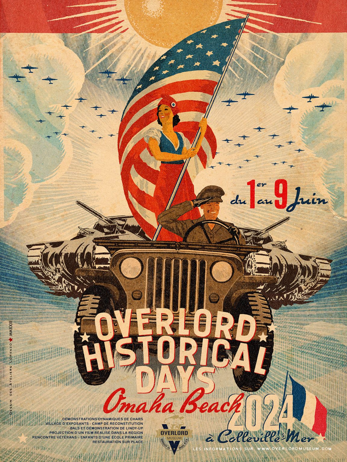 affiche overlord 2024 Astoure Ouest & Cie